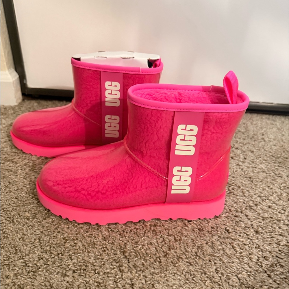 UGG Vibrant Pink Ankle Boots